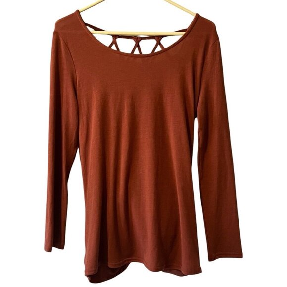 Anthropologie She + Sky Pullover Womens Size Small Peasant Open Back Blouse City - Picture 1 of 10